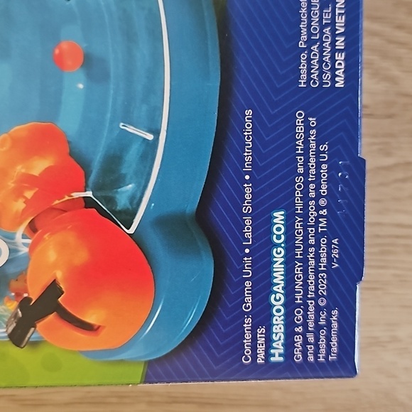NEW IN BOX Hasbro Kids Games: Candy Land and Hungry Hungry Hippos. Bundle of 2 - Picture 7 of 7